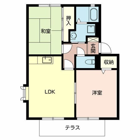 英賀保駅 徒歩15分 1階の物件間取画像